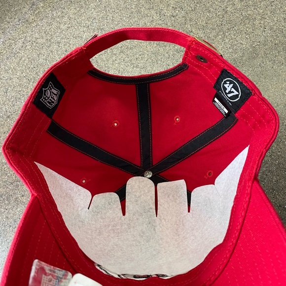 🆕 NFL Kansas City Chiefs '47 Clean Up Adjustable Hat, Red, One Size - Picture 5 of 7